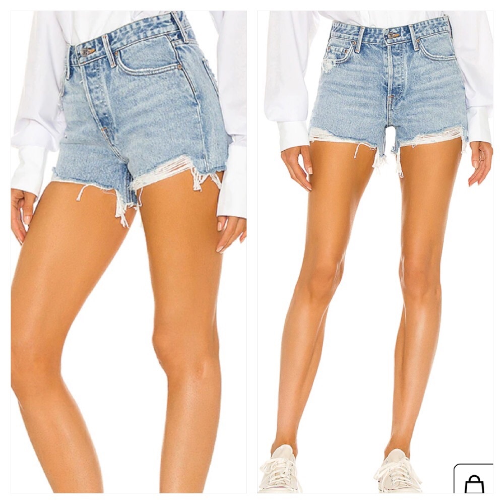 GRLFRND Helena High Rise Cut Off Short size 23